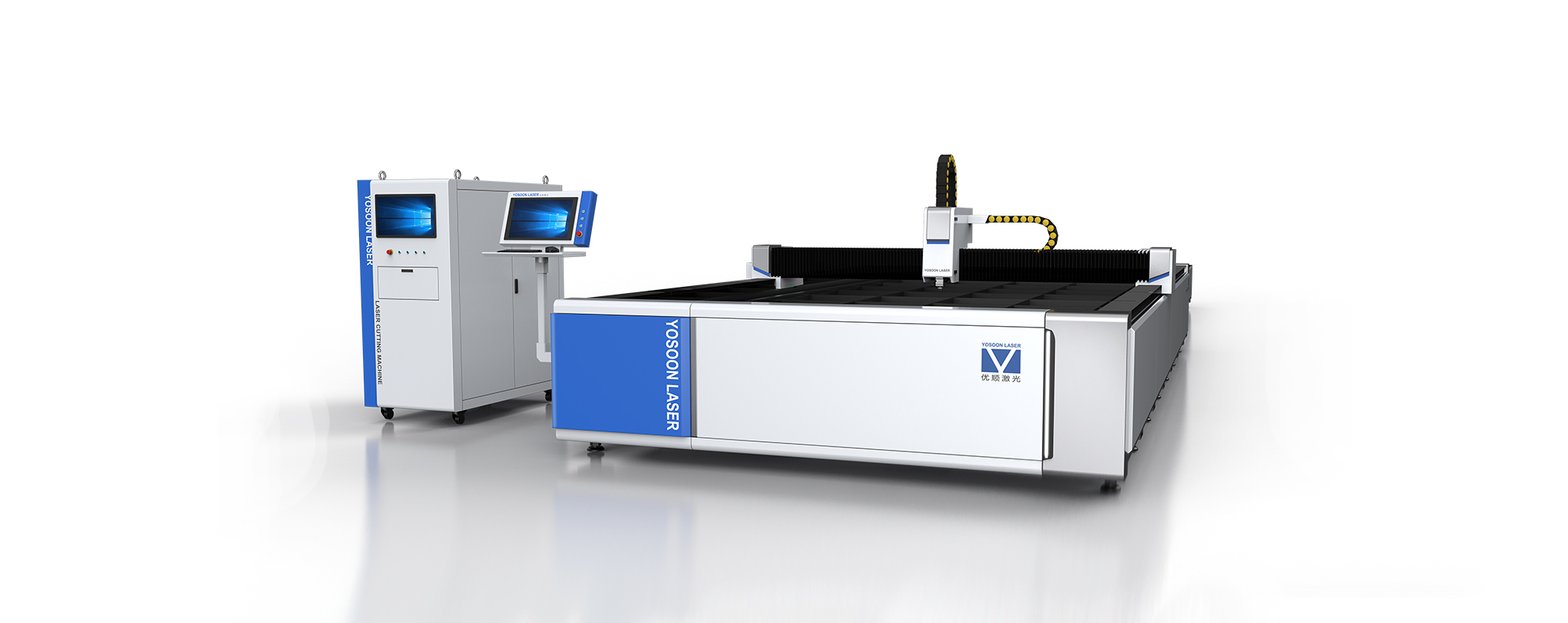 YS-D/H Series Switching Tabletop Fiber Laser Cutting Machine